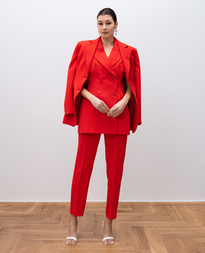 Ermanno Scervino Червоний двобортний жилет D466N322ILM