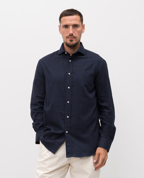 Brunello Cucinelli Синя сорочка MY6370627