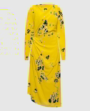 PROENZA SCHOULER Жовта сукня Тrudie з шовком R2543027BYP297S