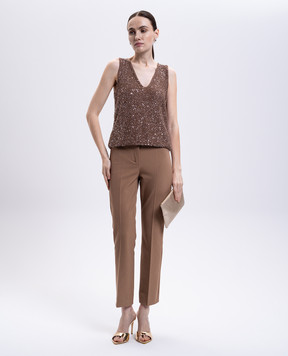 Max Mara Коричневые брюки UMANITA UMANITA