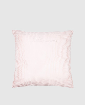 Blumarine Розовая декоративная подушка Delphine с кристаллами Swarovski. H0000000116