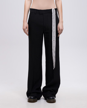 Ann Demeulemeester Черные брюки Lin B0012754FA558