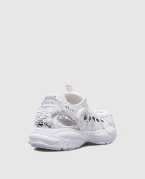 Versace Белые кожаные кроссовки Mercury M_VS_01 10168741A11861