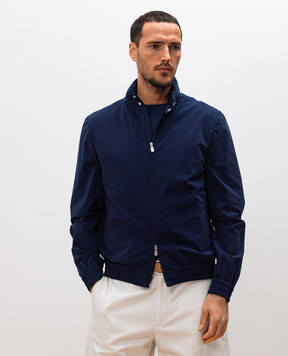 Brunello Cucinelli Синяя ветровка MR4566525