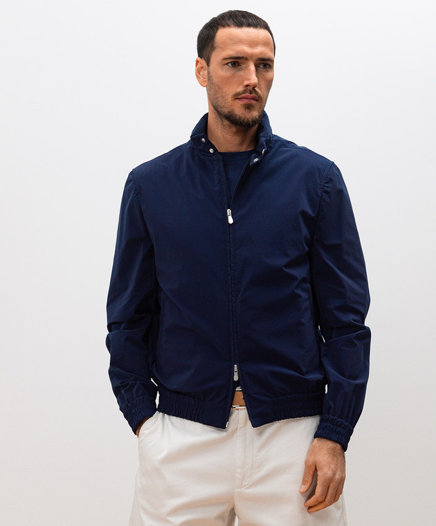 Brunello Cucinelli - Синяя ветровка MR4566525 купить в Symbol