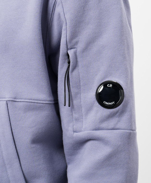 C.P. Company Фиолетовые худи с патчем логотипа MSS024A005086W изображение 5
