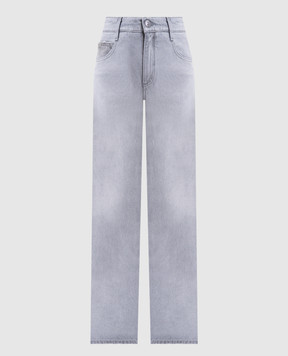 Ermanno Scervino Серые джинсы с логотип патч D477P367IGFV