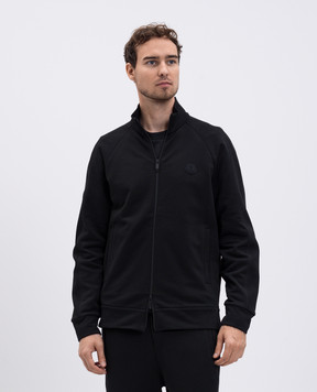 Moncler Черная спортивная куртка с логотипом K20918G0001289AZY