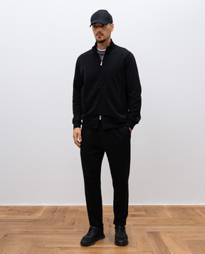 Brunello Cucinelli Черная спортивная куртка MM8319089G
