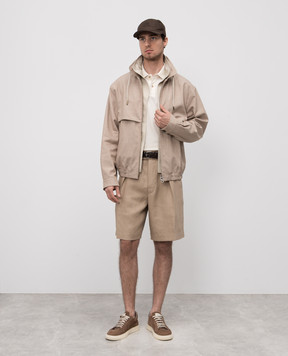 Loro Piana Бежевое поло Regatta FAI0485