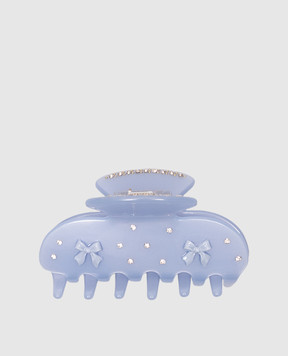 Emi Jay Блакитний затискач для волосся Sweetheart з кристалами Swarovski BLUERIBBON