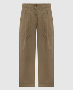 Max Mara Weekend Брюки VISTA цвета хаки VISTA
