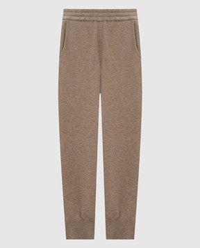 Brunello Cucinelli Бежеві джогери з кашеміру M12709899P