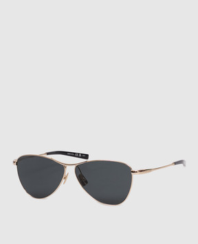 Saint Laurent Золотисті сонцезахисні окуляри 831 VESPER 843055Y9969