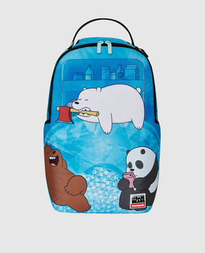 Sprayground Дитячий блакитний рюкзак WE BARE BEARS CHILLIN 910B7416NSZ