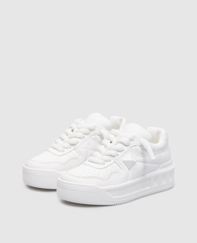 Valentino Белые кожаные кроссовки ONE STUD XL 6W2S0FQ4XTM