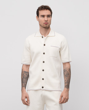 MooRER Белый кардиган Kenith KENITHZR