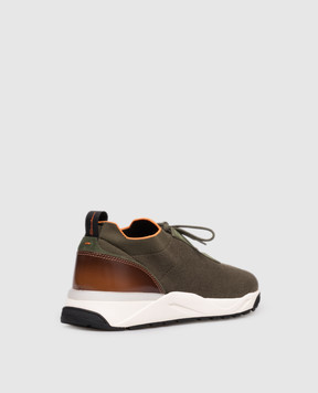 Santoni Зелені кросівки MBIO21601BINNNTD