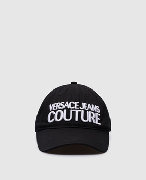 Versace Jeans Couture Черная кепка с логотипом 76GAZK10ZG010