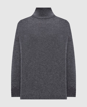 Max Mara Weekend Серый свитер BORGIA из шерсти BORGIA