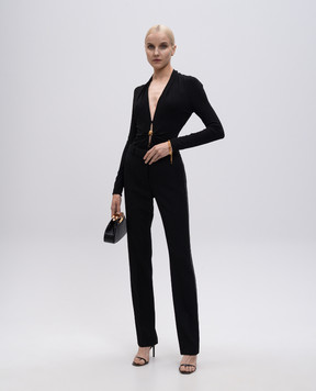 Versace Чорні штани з вовни 10201291A14592