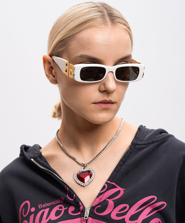 Vetements колье с подвеской в виде сердца с кристаллами UA65NE161R изображение 2