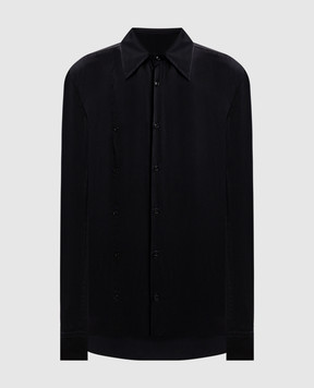 Ann Demeulemeester Черная блуза Carole из шелка B0012437FA134
