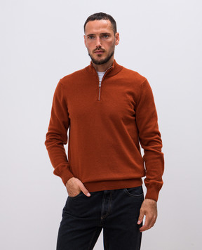 Cashmere&Whiskey Оранжевый джемпер из кашемира MU8661312341R