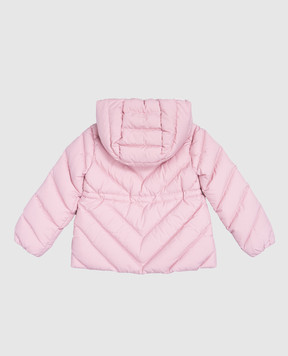Moncler ENFANT Детская розовая пуховая куртка Sanaa J29511A0001654A81