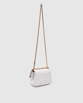 Dolce&Gabbana Белая кожаная сумка кросс-боди Marlene BB7766A3G19