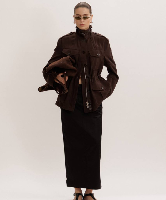 Tom Ford Коричневая куртка с шерстью CS1282FAX1513 изображение 5