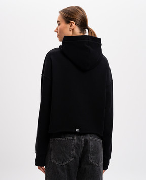 Givenchy Черные худи с принтом логотипа BWJ03M3YAC