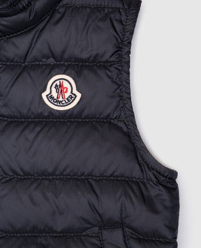 Moncler ENFANT Детский синий пуховый жилет Amaury K19511A00019597YF