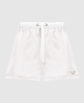 Prada Белые шорты Re-Nylon с логотипом 22H8401WQ8