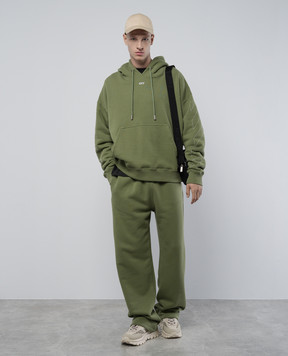 Off-White Спортивные брюки с вышивкой логотипа OMCH054F24FLE001