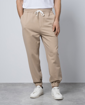 Brunello Cucinelli Бежеві джогери MW8363220G