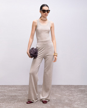 Max Mara Бежеві штани кльош WILMA