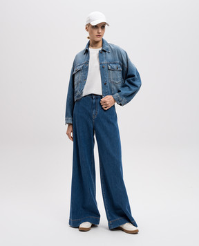 Max Mara Weekend Біла футболка VELLO з фактурною аплікацією логотипа VELLO