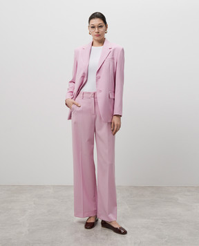 Max Mara Weekend Рожевий жакет MATERIA з вовни MATERIA
