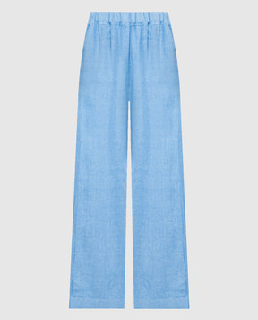 ANNECLAIRE Блакитні штани з льону D0693405