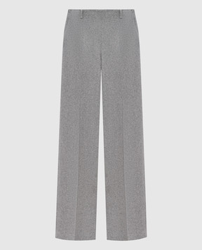 Ermanno Scervino Сірі штани з вовною D476P306GVP