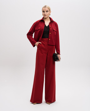 Max Mara Червоні штани RUGGERO RUGGERO