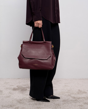 Gianni Chiarini Бордова шкіряна сумка Ottavia BS11376COMMGRN
