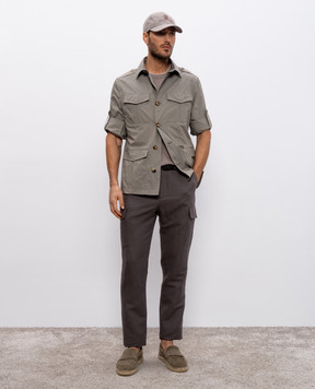 Brunello Cucinelli Куртка цвета хаки MR4576518