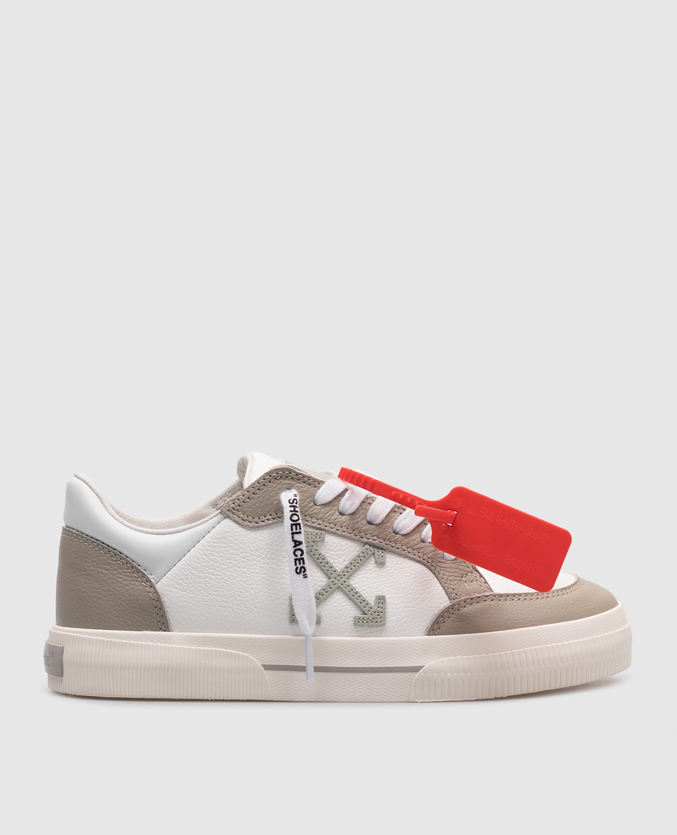 

Белые кожаные кроссовки New Low Vulcanized, Белый, Кроссовки