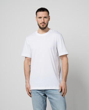 Helmut Lang Белая футболка с ремешками O01HM514