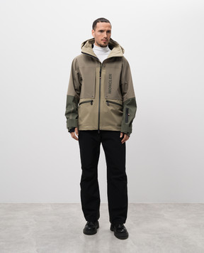 Moncler Grenoble Зеленая горнолыжная куртка Fussen J20971A00017M4286