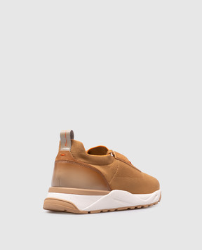Santoni Коричневі кросівки з логотипом MBIO21601BICCHOD