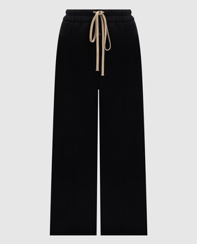 Fear of God Утепленные черные спортивные брюки с логотипом FG25FW15152FLC