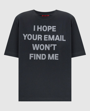 Max & Co Серая футболка ITSHIRT с принтом ITSHIRT